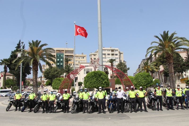 Hatay’da Trafik Haftasına konvoylu kutlama
