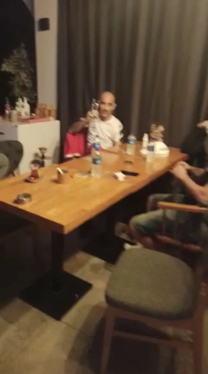 Kısıtlamada nargile keyfine bekçiler son verdi
