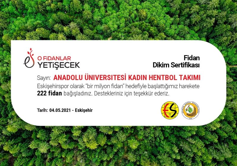 Anadolu Üniversitesinden Eskişehirspor’a bir önemli destek daha
