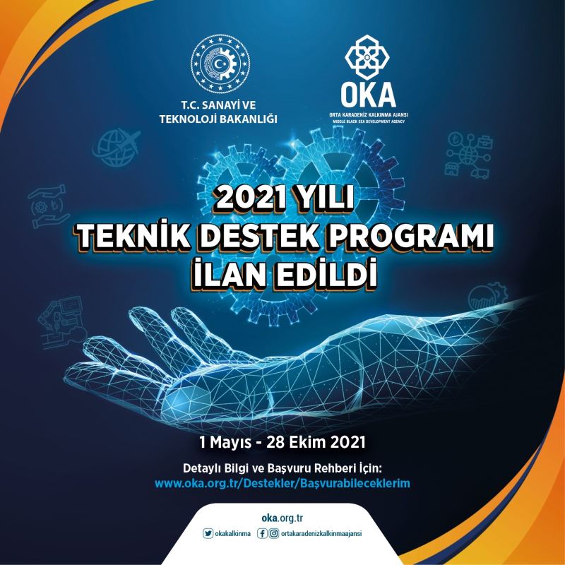 OKA ’2021 Yılı Teknik Destek Programı’nı ilan etti: 50 bin TL destek
