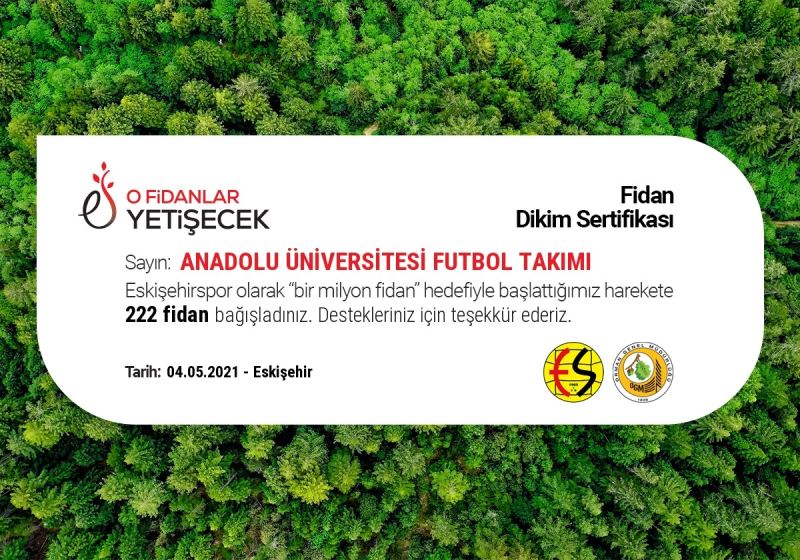 Eskişehirspor’a Anadolu Üniversitesinin desteği devam ediyor
