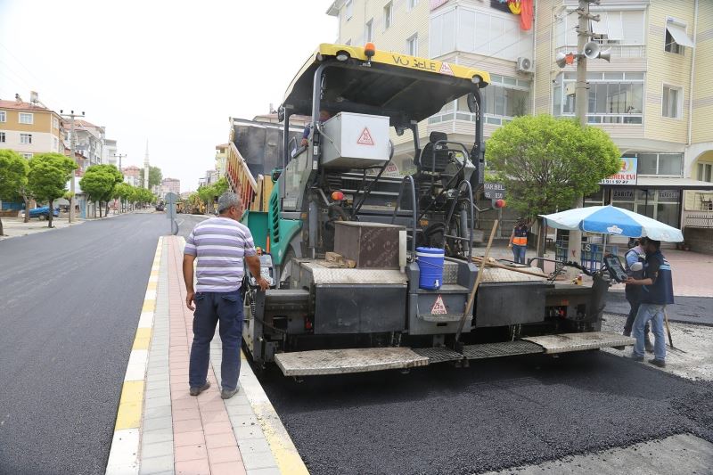 Karaman Belediyesinden asfalt çalışmaları
