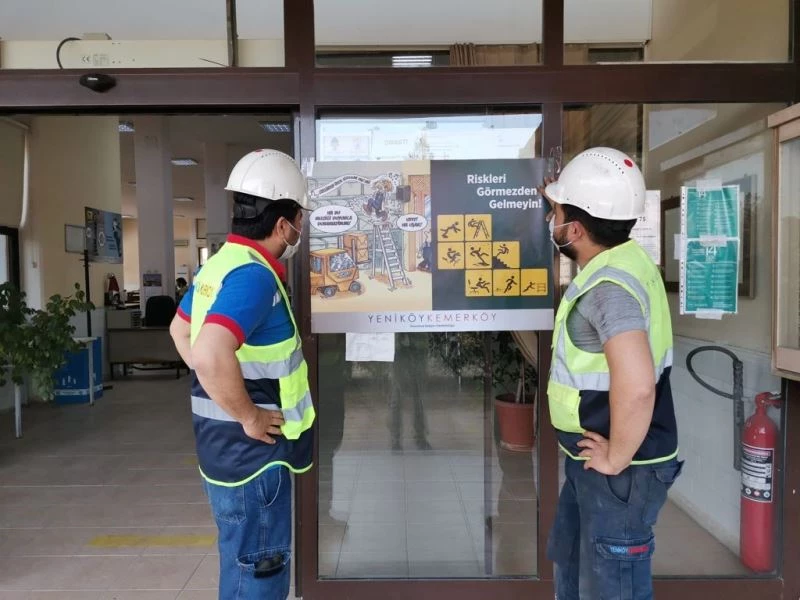 Yeniköy Kemerköy’de İş Sağlığı ve Güvenliği Haftası, tebessümle karşılandı
