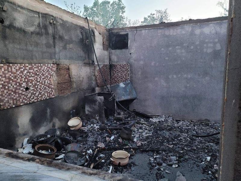 6 evin yandığı felaketin boyutu gündüz ortaya çıktı
