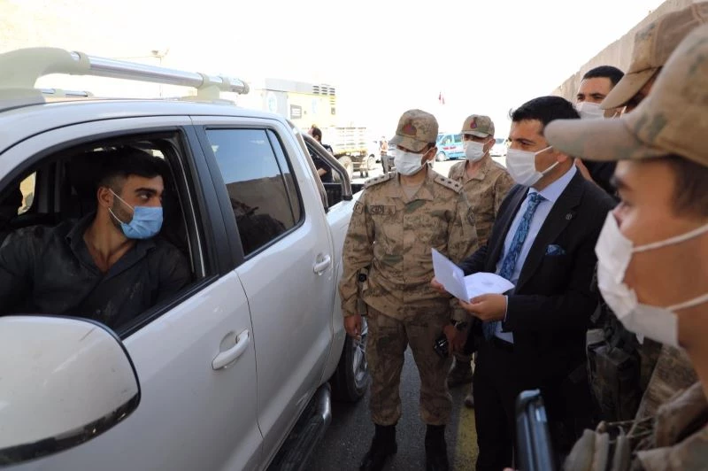 Hasankeyf Kaymakamı Öztürk denetimlere katıldı
