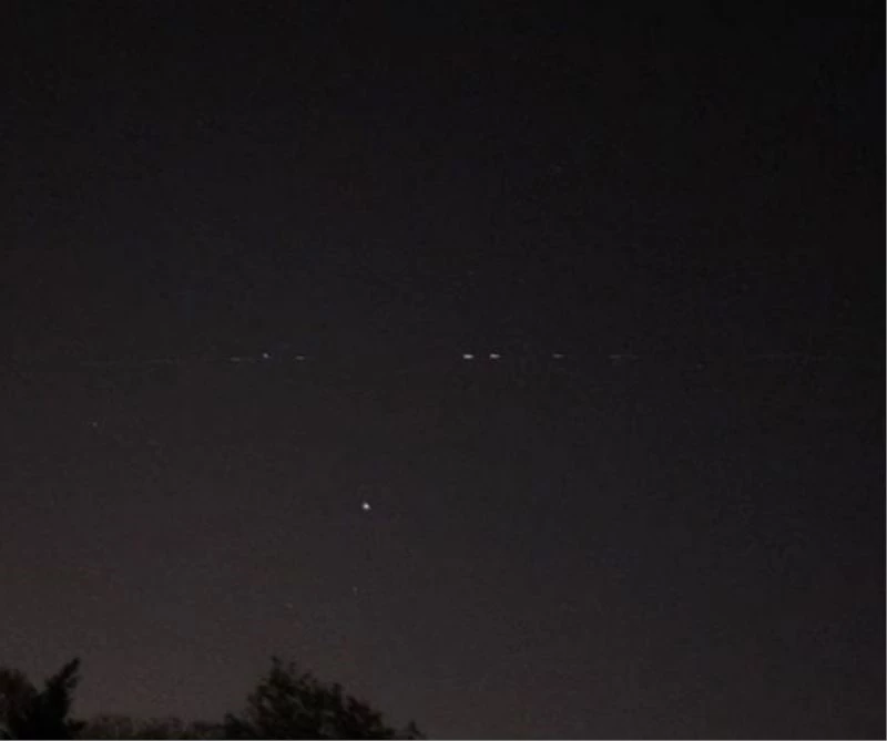 Gökyüzündeki sıralı yıldızlar Tekirdağ’da yine görüldü
