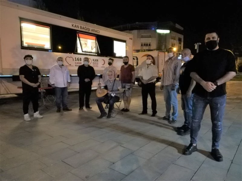 İMSED’ten sazlı sözlü kan bağışı

