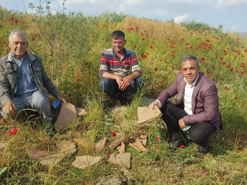Beydağ Barajı suları çekilince Roma İmparatorluğu kalıntıları ortaya çıktı
