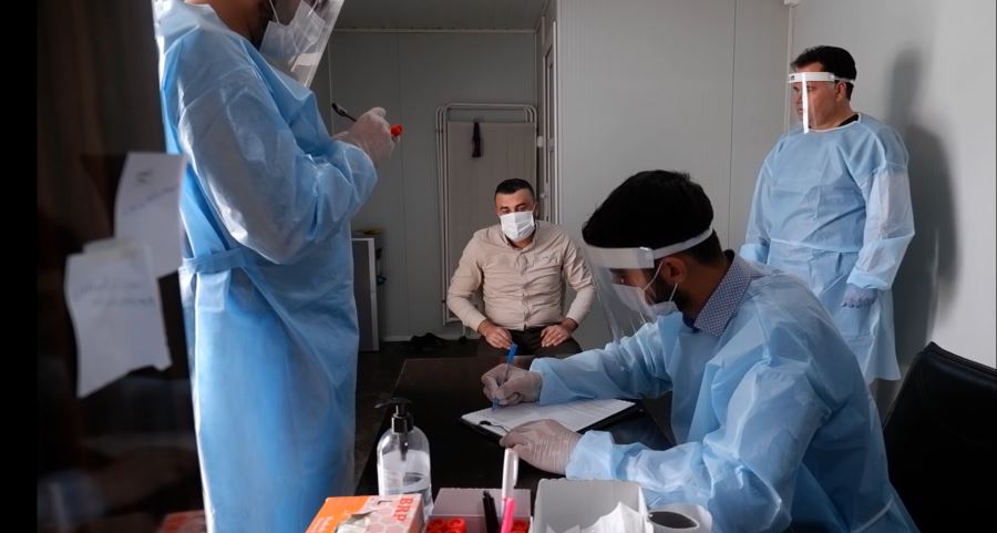 Dünya Doktorları kimseyi geride bırakmıyor,Suriye’de PCR testleri başladı