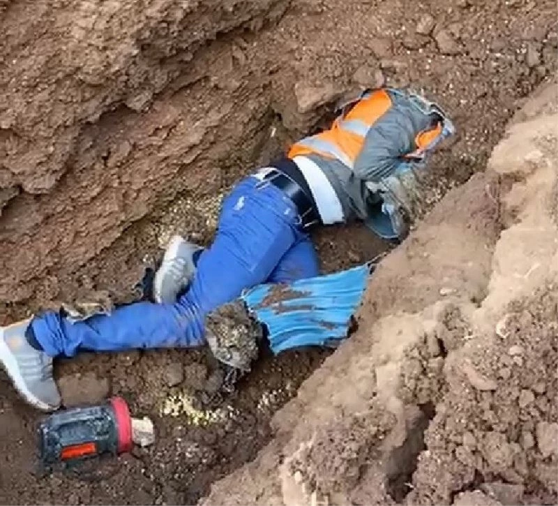 Bingöl’de kuzu menfeze girdi, itfaiye ekipleri kurtardı
