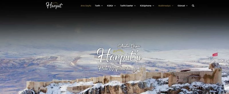 Harput’un tarihi dijital ortama taşındı
