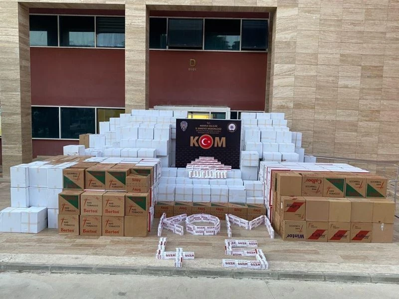 Manisa Emniyeti’nden dev operasyon: Tek seferde 6 milyon makaron ele geçirildi
