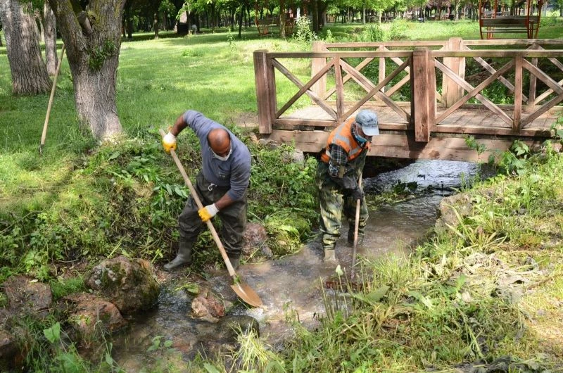 Türbin Mesire Alanı’ndaki bakım ve çevre düzenlemesi çalışmaları başladı
