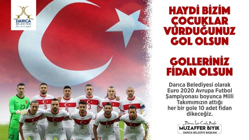 Millilerin attığı her gol fidana dönüşecek
