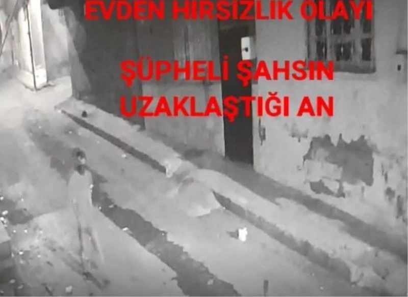 İkametten hırsızlık anları güvenlik kamerasında
