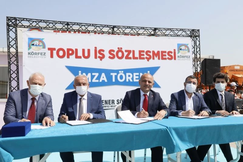 Körfez işçisine sözleşme farkları ödendi
