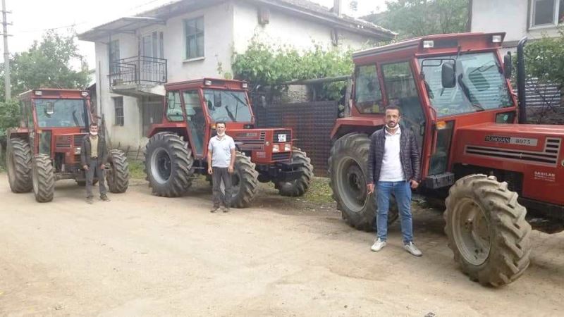 Hisarcık’ta ORKÖY desteğiyle 6 orman köylüsü traktörlerine kavuştu
