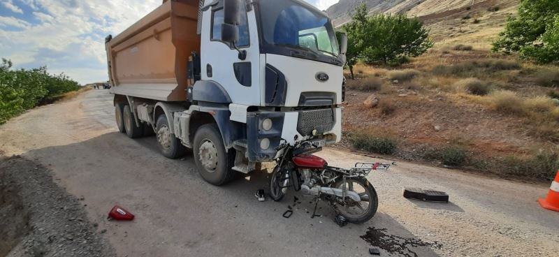 Elazığ’da trafik kazası:1 ölü
