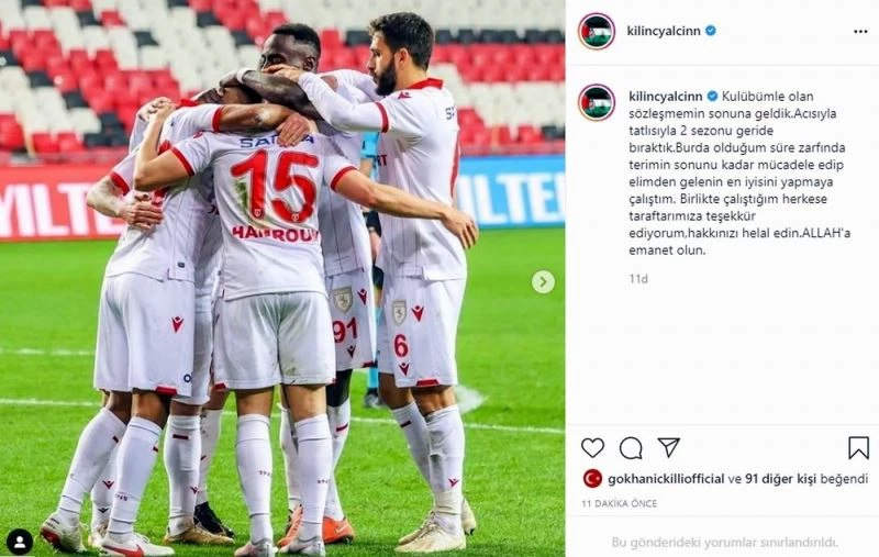 Samsunspor’da 1 ayrılık daha kesinleşti
