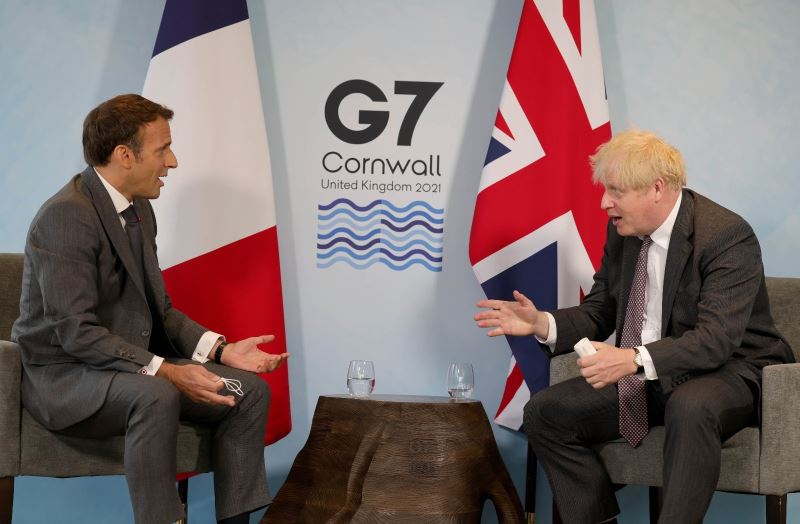 Johnson ile Macron’dan G7 görüşmesi
