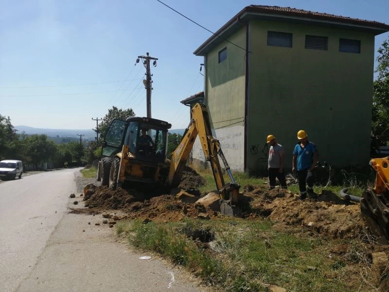 Karasu’ya bin 500 metre uzunluğunda yeni içmesuyu hattı
