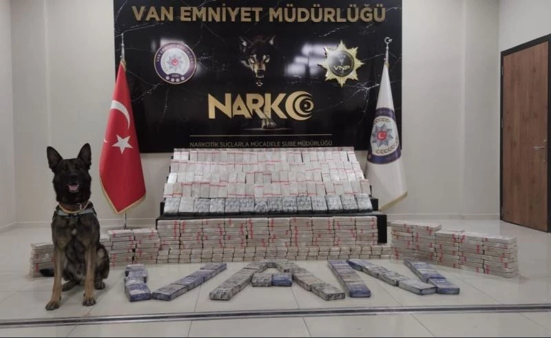 Van’da 306 kilo 845 gram eroin ele geçirildi
