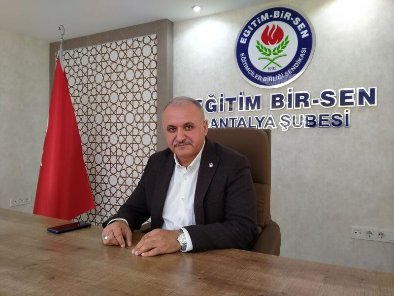 Eğitim Bir Sen Antalya Başkanı Miran: “Ek 40 bin öğretmen ataması yapılmalı”
