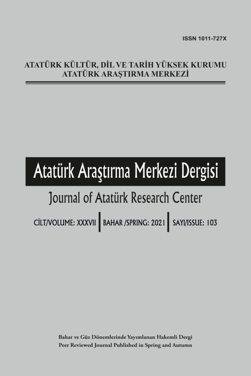 Atatürk Araştırma Merkezi Dergisi’nin 103’üncü sayısı yayımlandı
