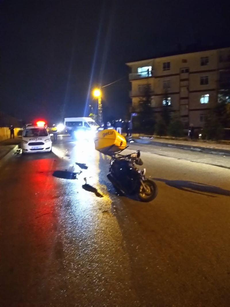 Ankara’da otomobil ile motosiklet çarpıştı: 1 ağır yaralı

