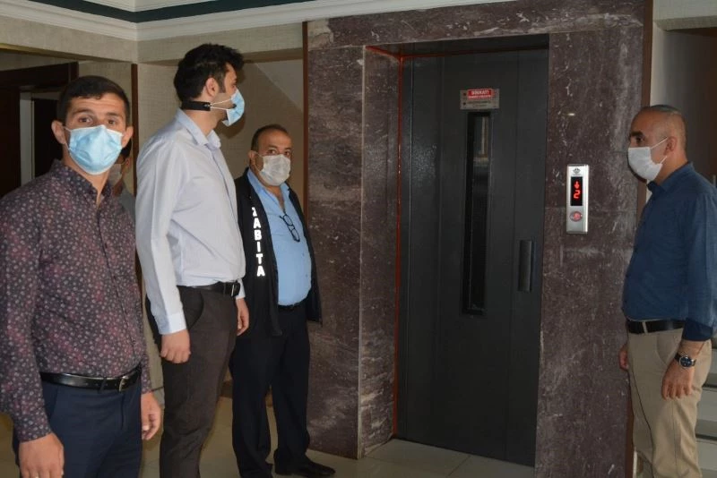 Hakkari’de asansörler denetlendi
