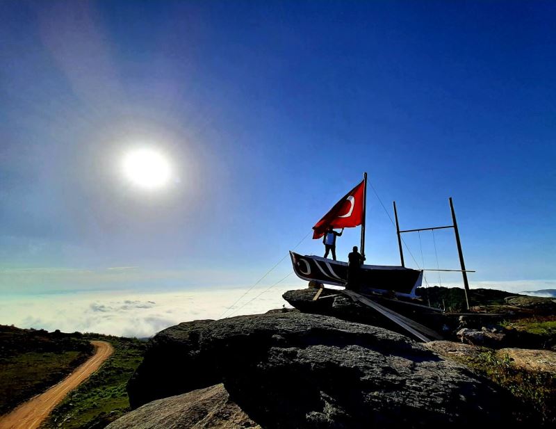 Karadenizli teknelerini, kayıklarını dağlara taşımaya başladı
