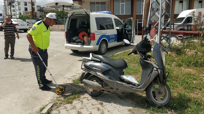 Samsun’da motosiklet ile otomobil çarpıştı: 1 yaralı
