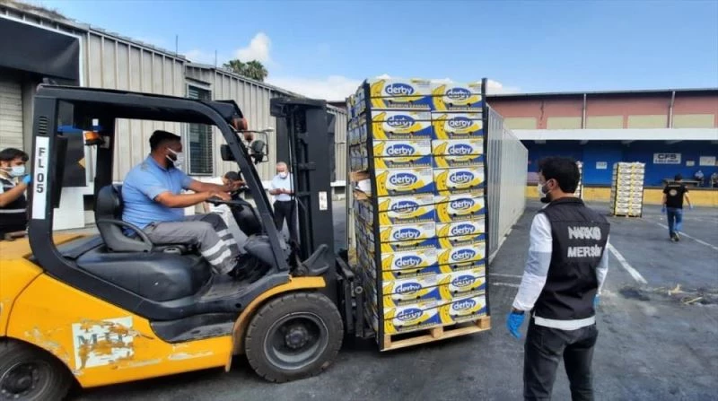 GÜNCELLEME - Mersin Valiliği, 1 ton kokainin muz yüklü konteynerde ele geçirildiğini açıkladı