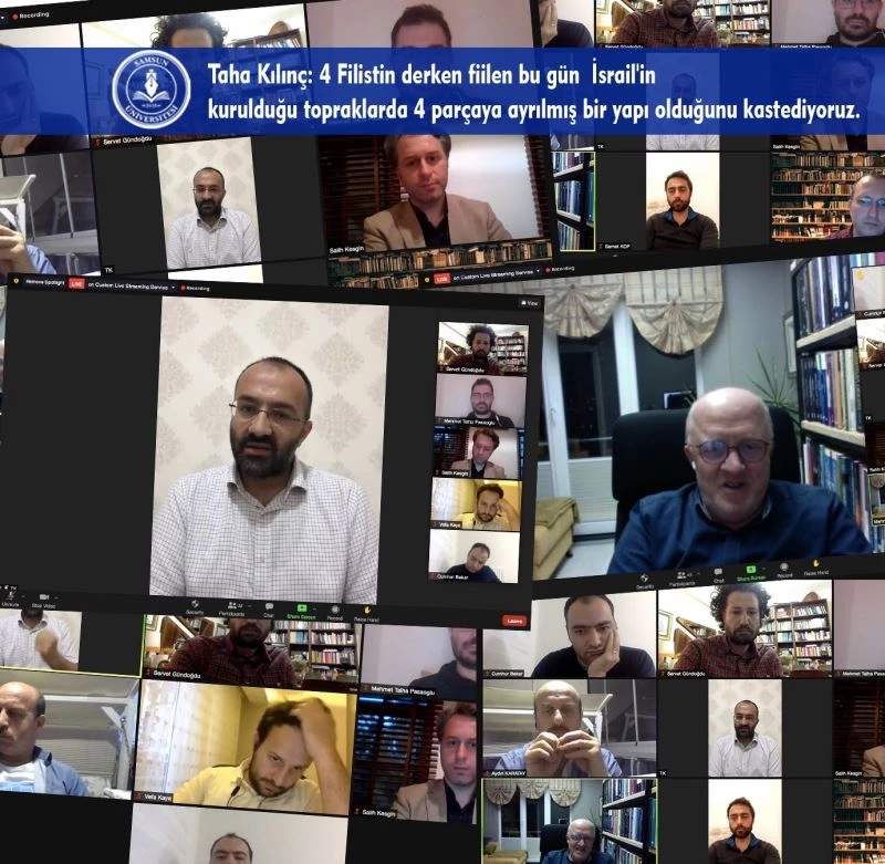 Kılınç: “Filistin geniş bir coğrafyanın bir parçasıydı”
