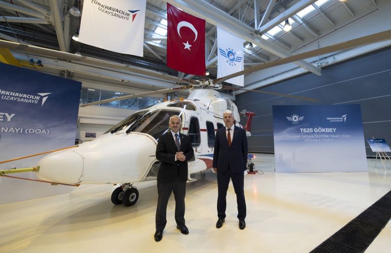 Milli helikopter Gökbey’e “Tasarım Organizasyonu Onayı” sertifikası
