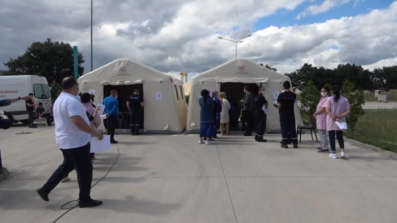 Kırklareli OSB’de 8 bin 532 kişi aşılandı
