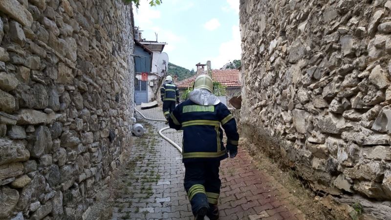 Tarihi Darkale’de yangın tatbikatı
