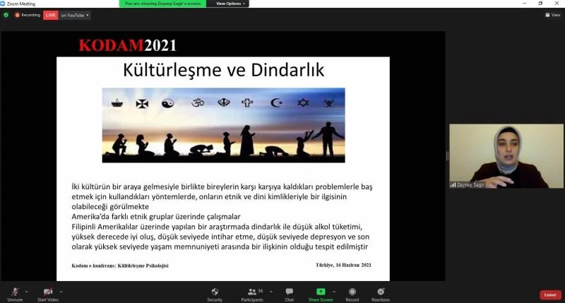 Kilis’te “Kültürleşme Psikolojisi” başlıklı e-konferans yapıldı
