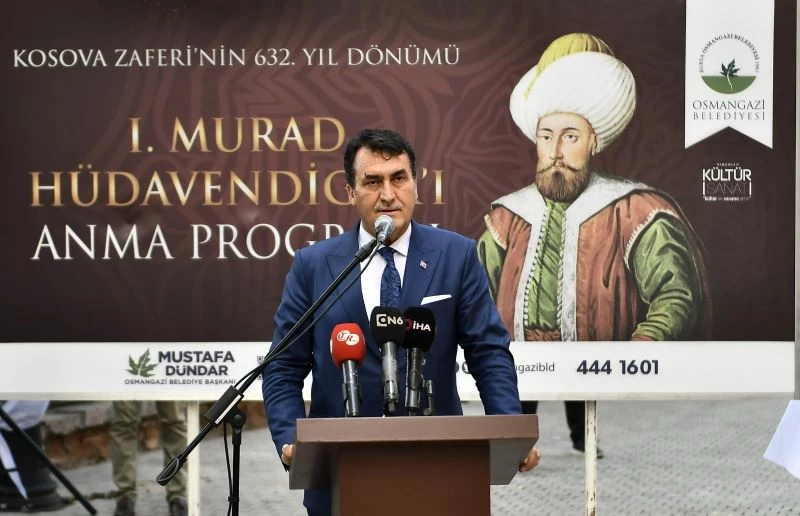 Murat Hüdavendigar, Kosova’dan sonra Bursa’da da anıldı
