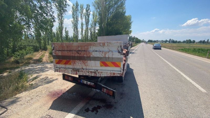 (ÖZEL) Kaza yerinde etrafa yayılan kanın nedeni çok başka çıktı
