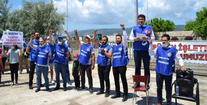 İşçilerden BAGFAŞ’a tam destek
