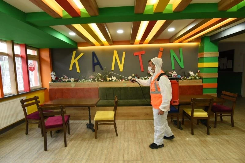 Ordu’da okul ve kahvehanelerde dezenfekte çalışmaları yapılıyor
