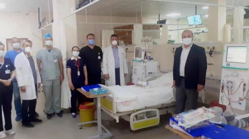 Eğitim ve Araştırma Hastanesi’ne 7 adet hemodiyaliz cihazı
