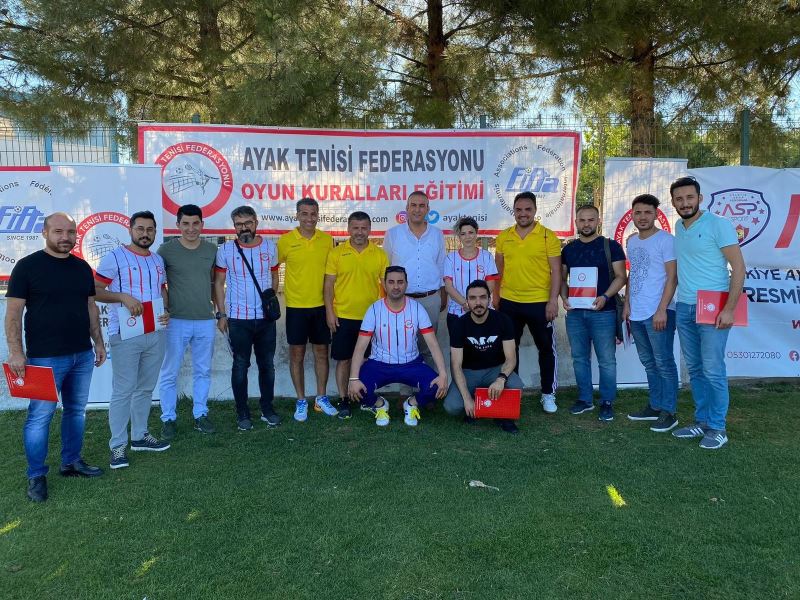 Türkiye Ayak Tenisi Federasyonu eğitim semineri Diyarbakır’da düzenlendi
