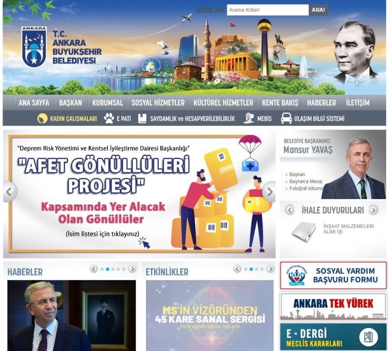 Ankara Büyükşehir Belediyesi, afet gönüllülerini belirledi

