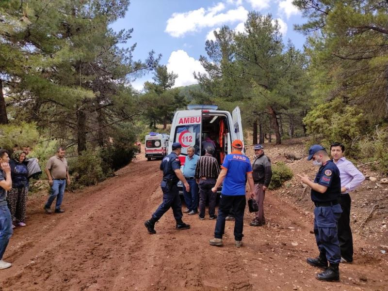 Yağmurdan korunmak için sığındıkları ağaca yıldırım düştü
