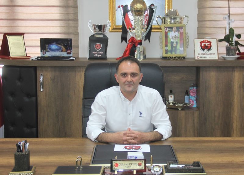 24Erzincanspor Kulüp Başkanı Gökhan Keleş, genel kurulda yeniden aday olacağını açıkladı
