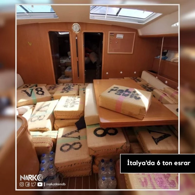EGM: “İtalya ve Hollanda’da çok sayıda uyuşturucu madde ele geçirildi”
