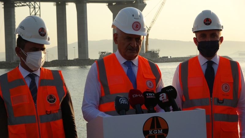 AK Parti Genel Başkanvekili Yıldırım: “Önümüzdeki 18 Mart törenlerinde inşallah köprümüzden geçiş, resmi açılış mümkün hale gelecek