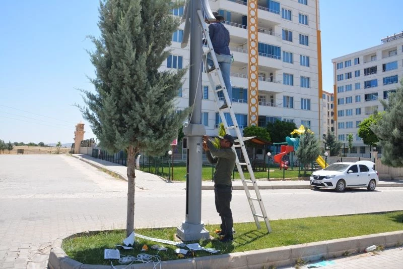 Ergani aydınlatılıyor
